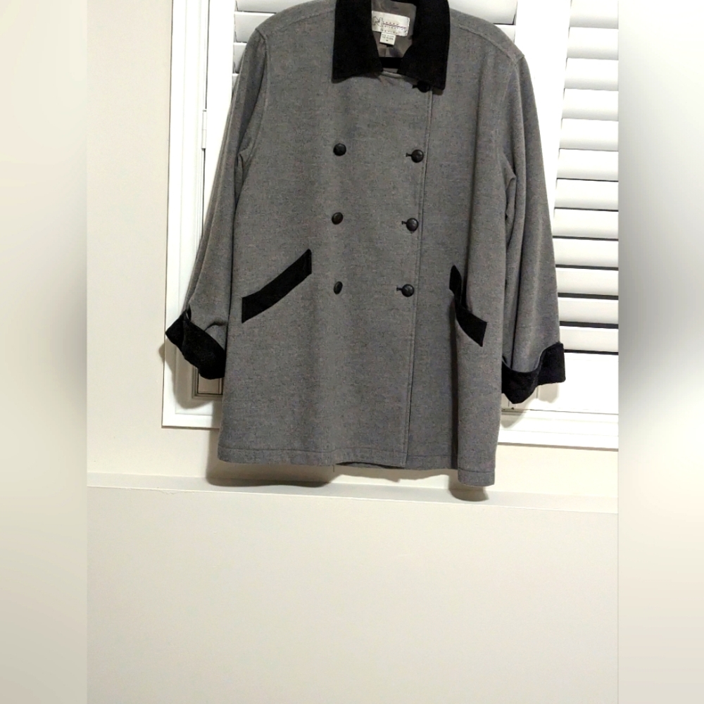- - Nygard Collection petite Wool and Cashmere Blend Coat . Lightweig…